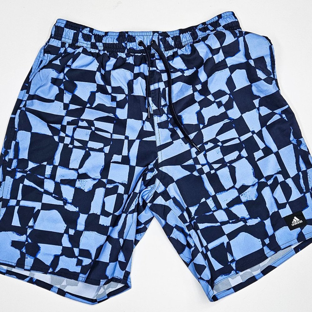 Adidas Swimwear Bathing Suit Men's Blue HZ4199